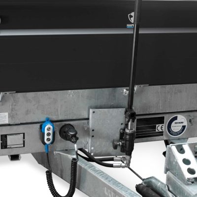 TR-REMORQUE 3500 KG BASCULANTE ÉLECTRIQUE avec rampes – Image 4
