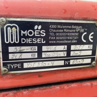 GROUPE ÉLECTROGÈNE 31 KVA - MOES DIESEL – Image 5