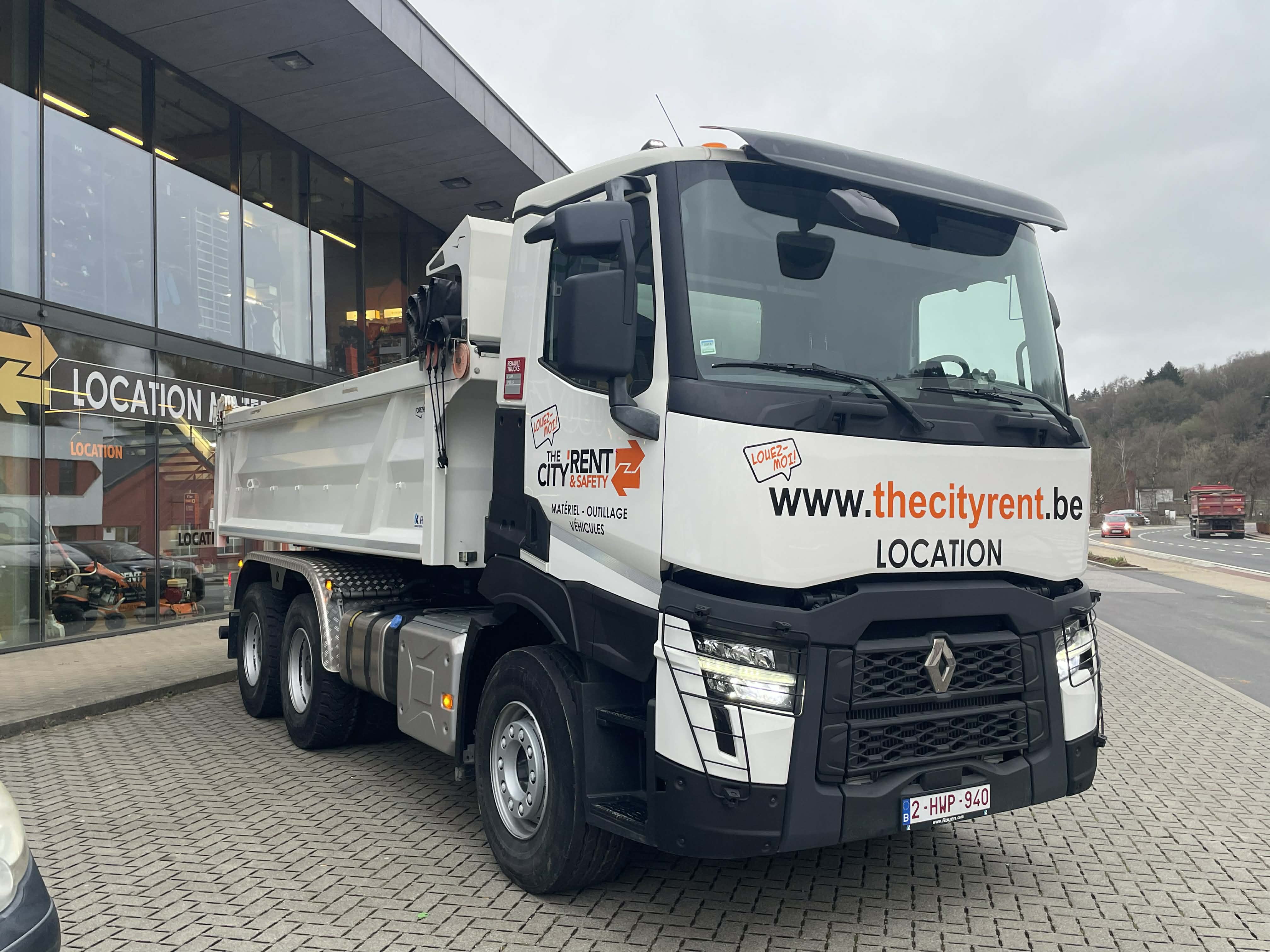 TR8 CAMION Renault 13T Benne Basculante The City Rent Partner TR8 CAMION Renault 13T Benne Basculante The City Rent Partner